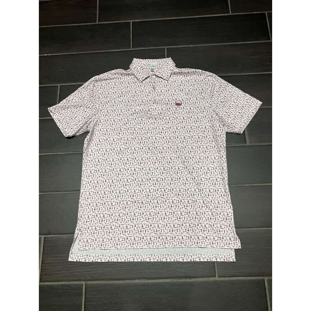 Peter Millar White Polo - The Cliffs at Lake Keowee